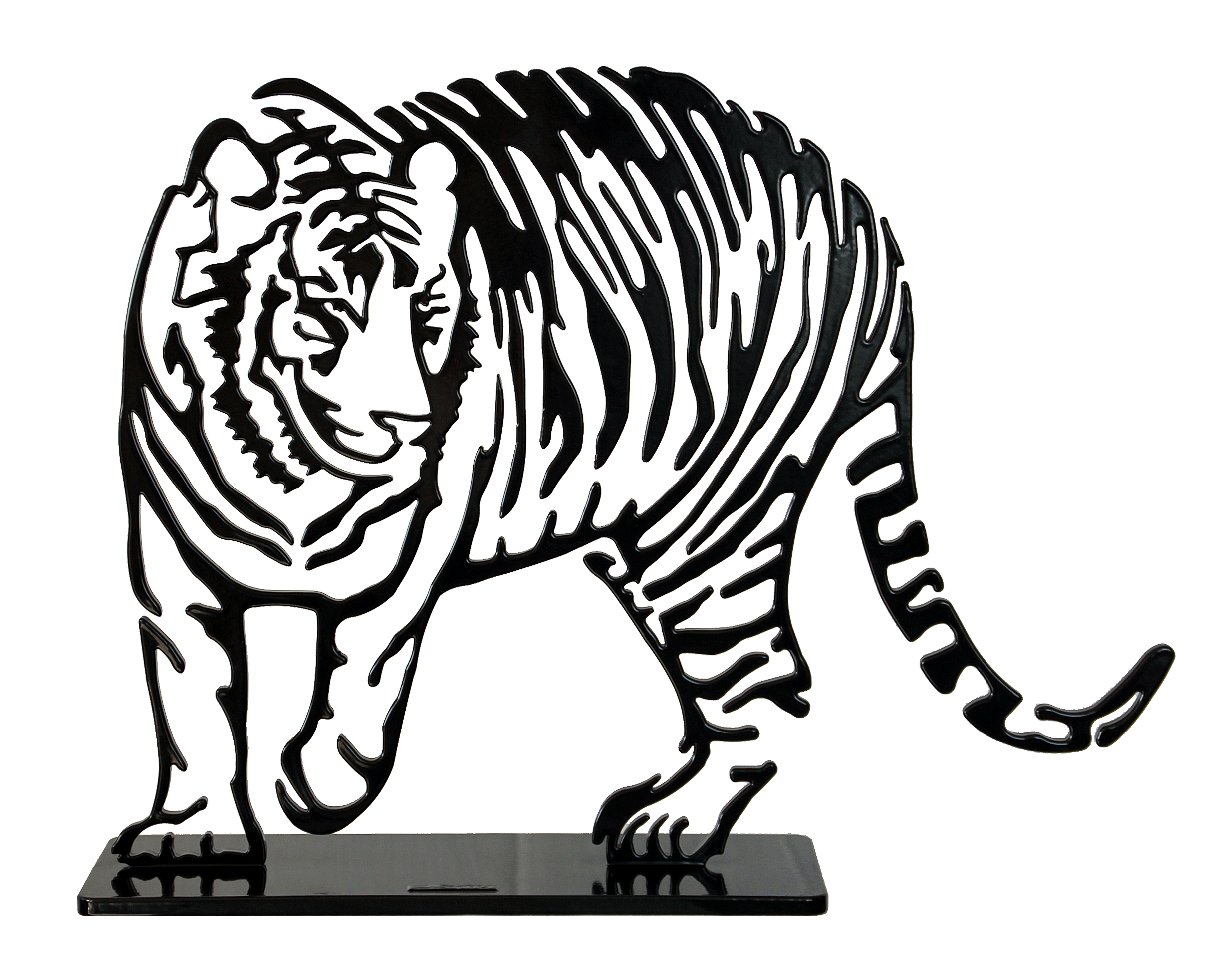 Tigre noir PM 38cm