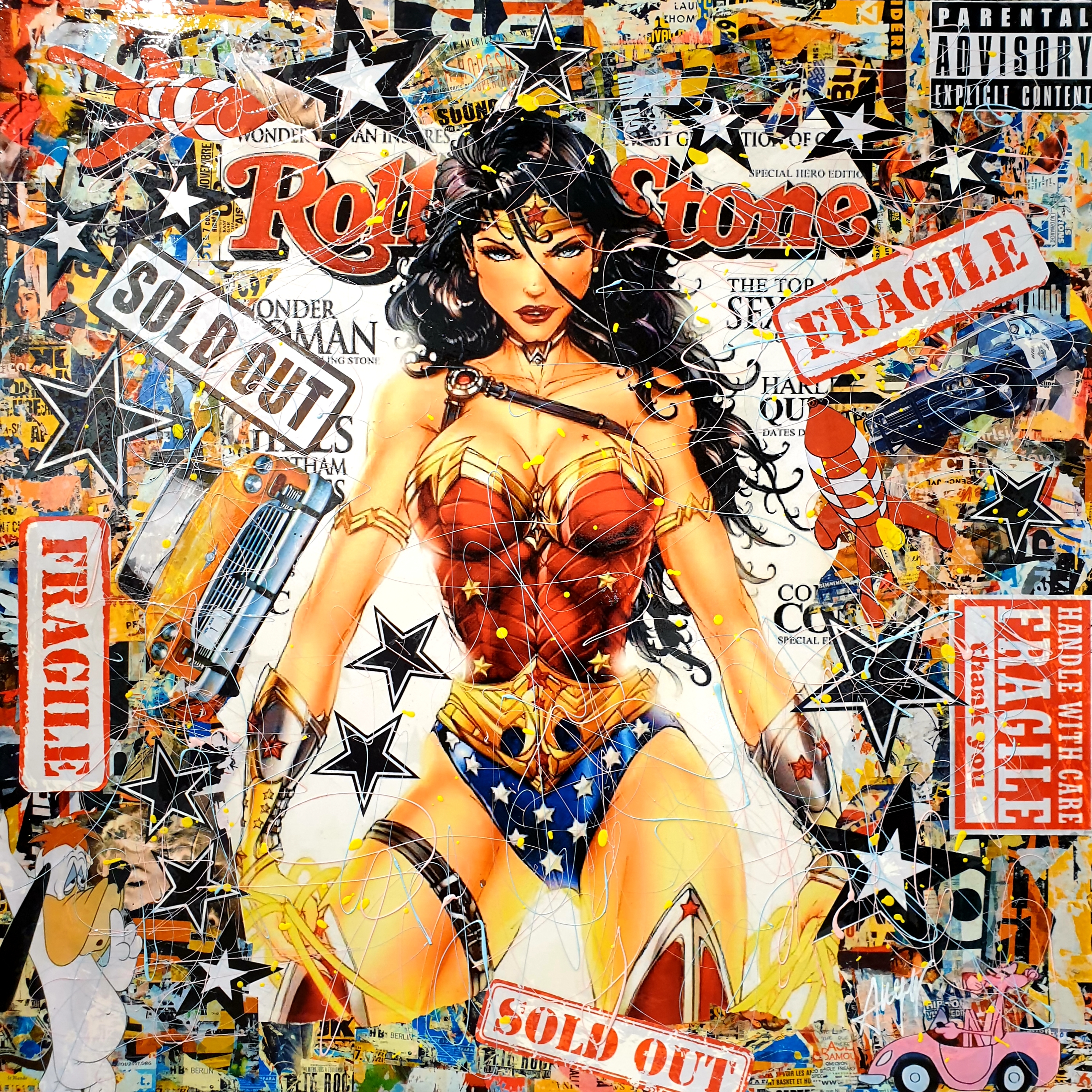 WONDER WOMAN 120X120CM