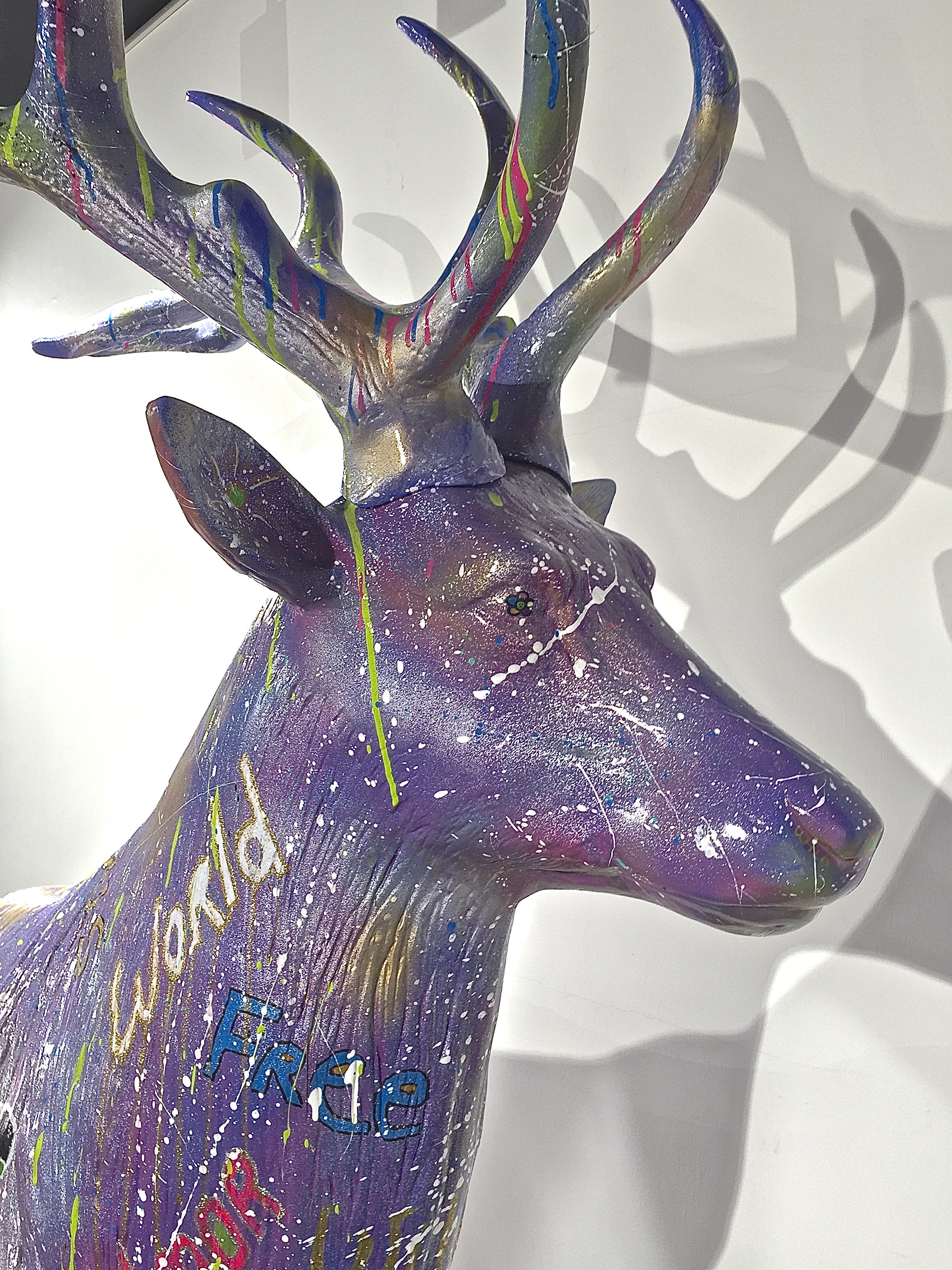 Cerf "Hippie Chic" 204x180x60cm