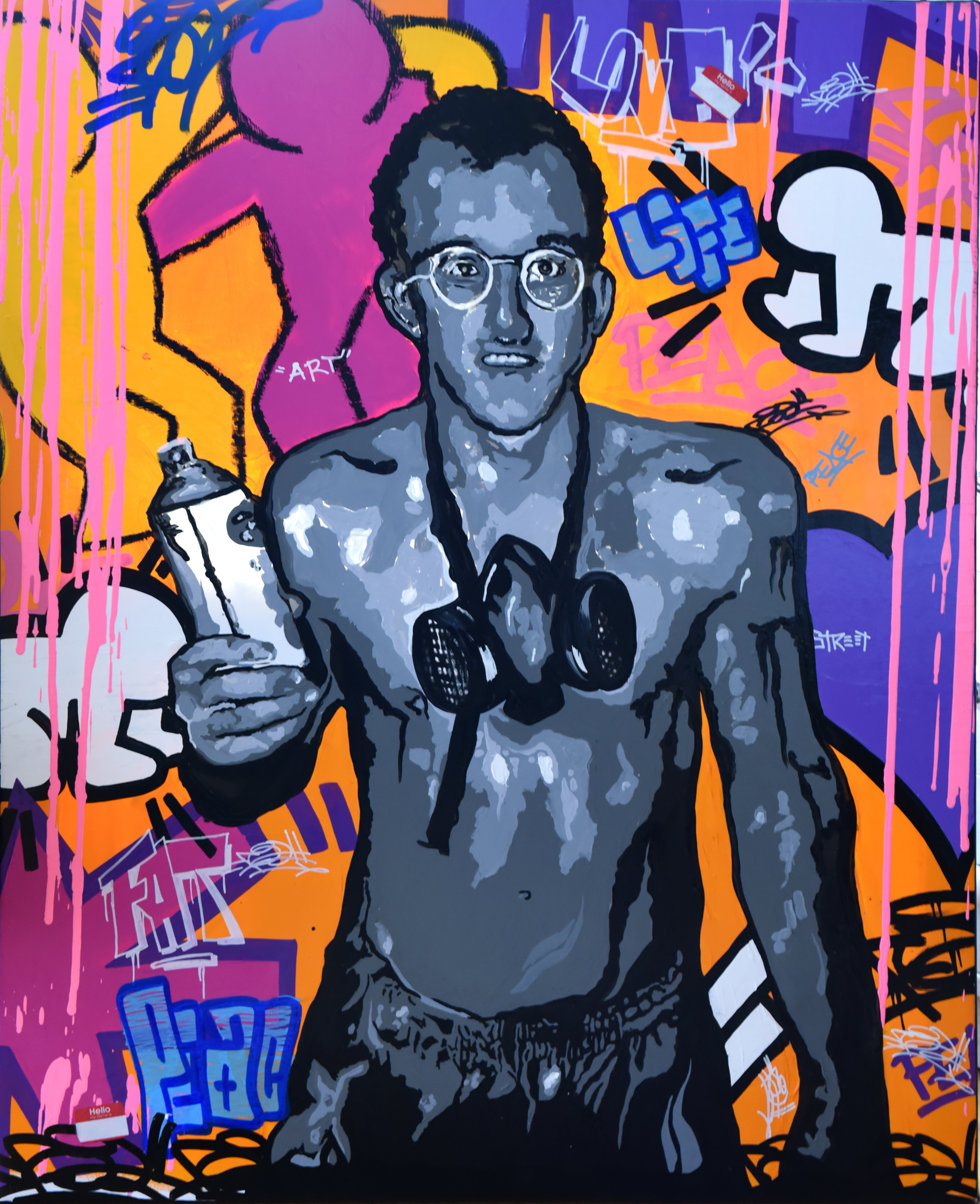 KEITH HARING 100X81CM