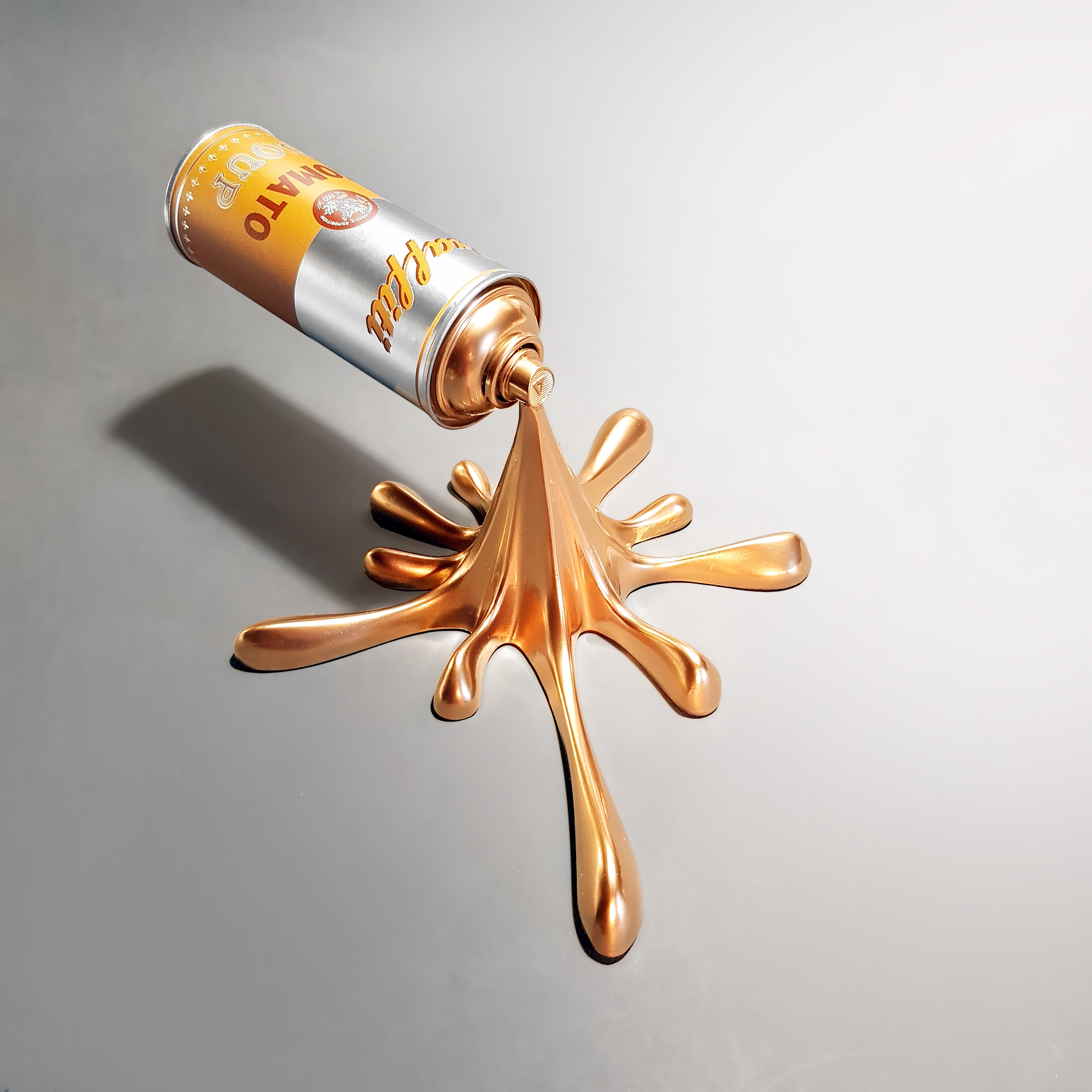 Graffiti Gold splash