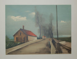 La Maladrerie sous la neige