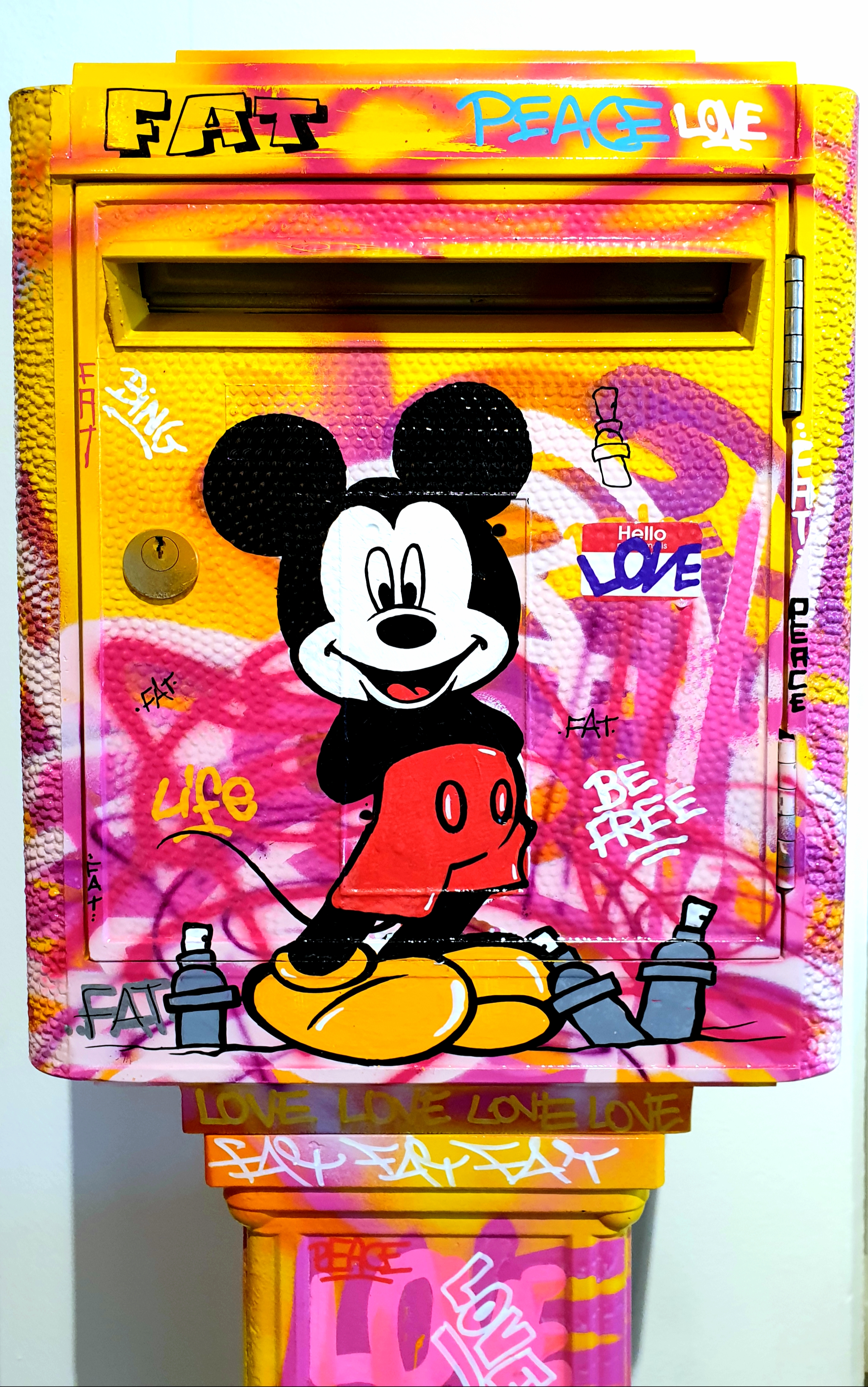 BOÎTE AUX LETTRES MICKEY 132X35X31CM