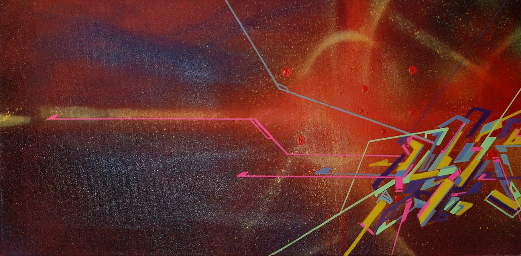 BATTLE OF COLORS 30X60CM