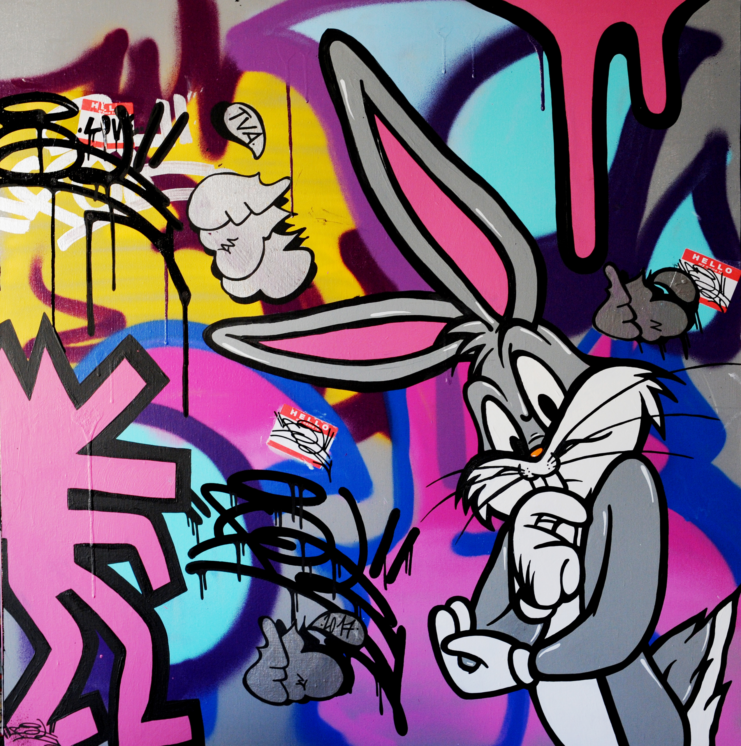 BUGS BUNNY 100X100CM
