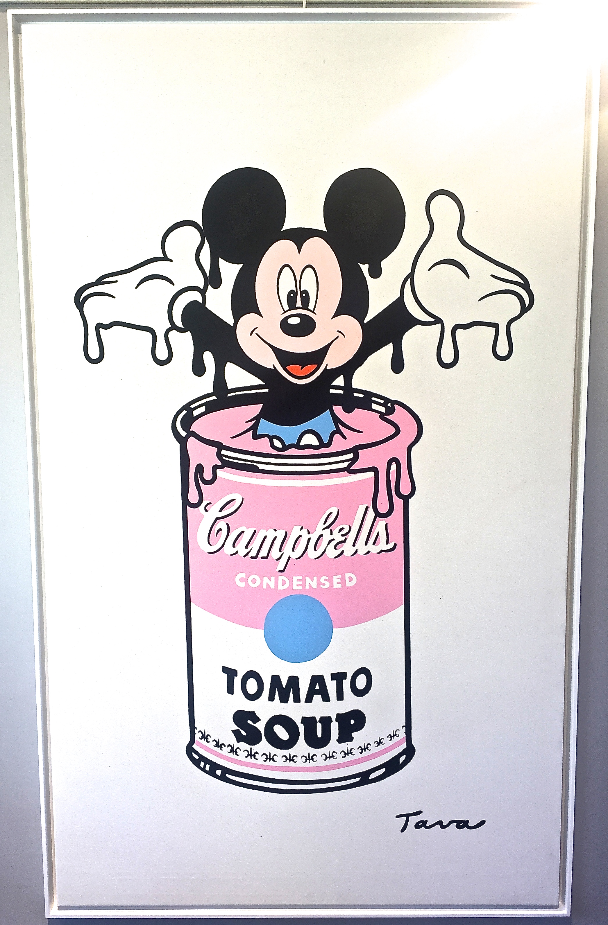Mickey Surprise - Blanc/ Rose