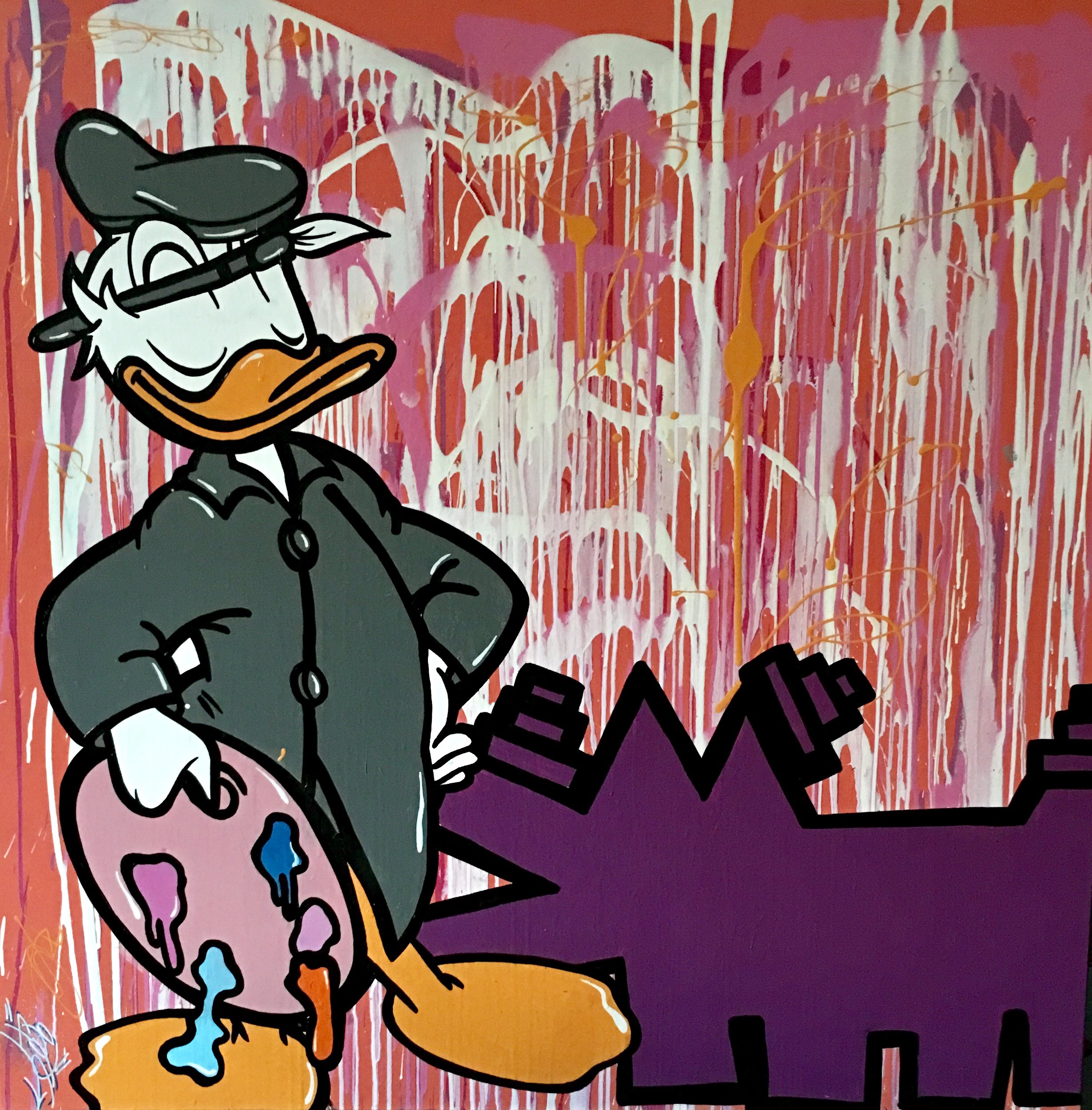 DONALD PAINT 100X100CM