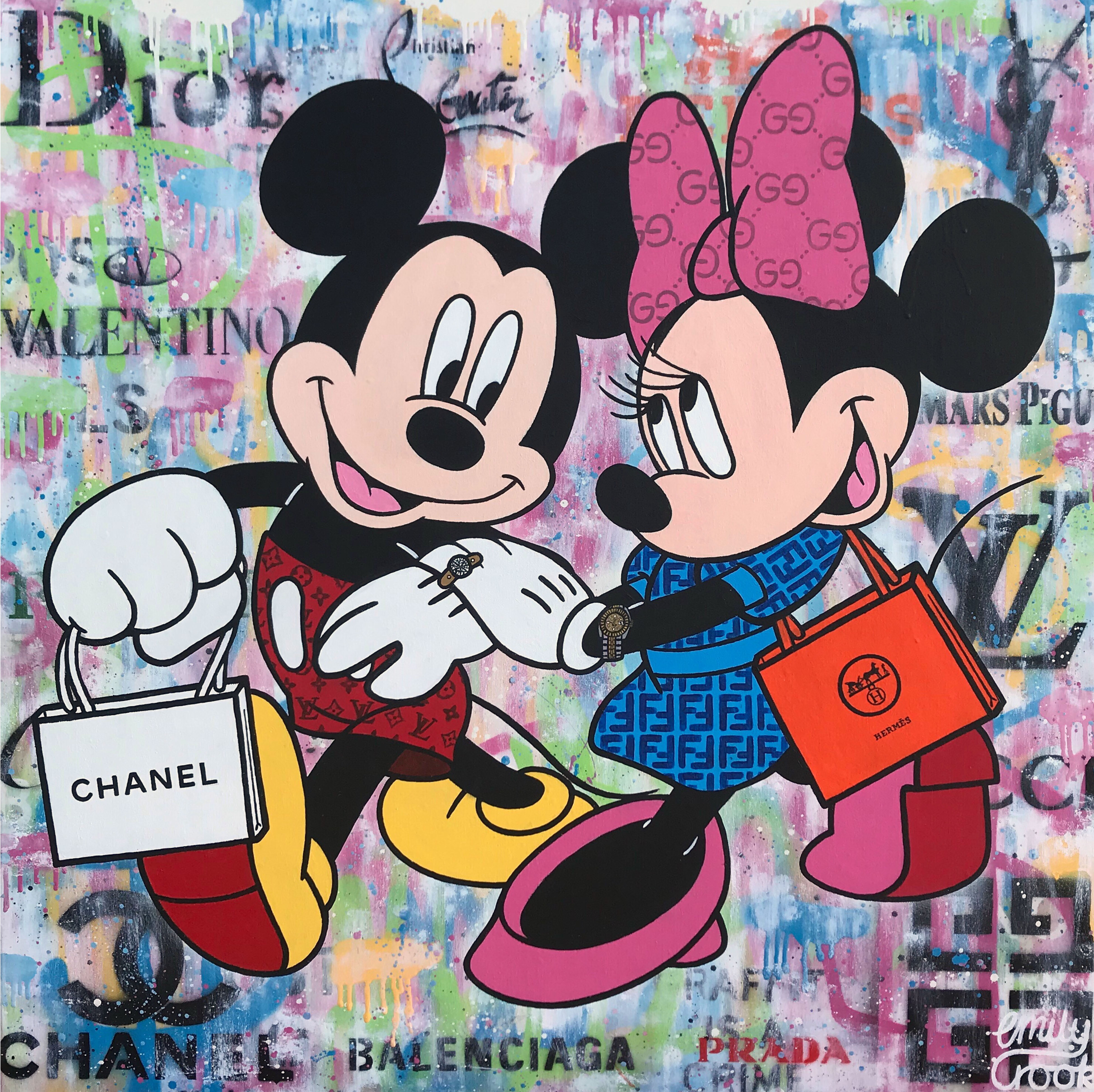 SHOPPING SPREE 100X100CM