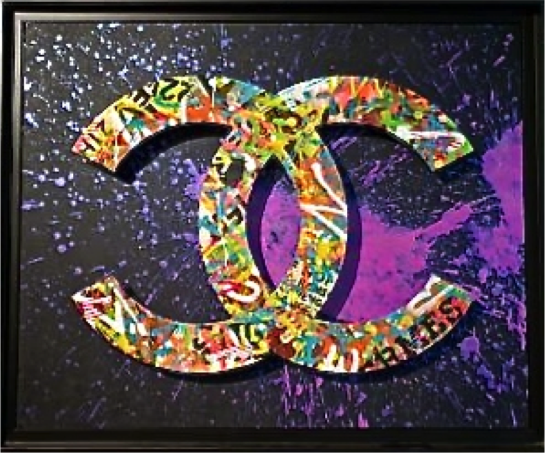 CHANEL VIOLET 65x81cm