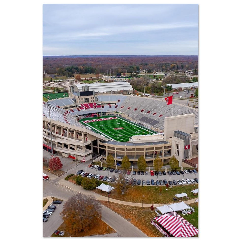 Thumbnail: Indiana University Stadium Fall Wall Art — Hoosier Country in Full Color