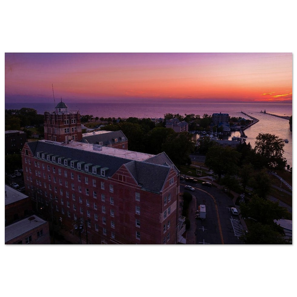Thumbnail: St. Joseph North Pier Sunset - Lake Michigan Wall Art
