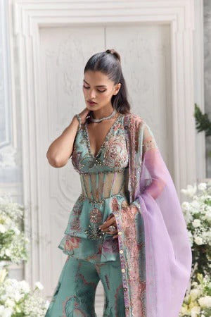 Thumbnail: Designer kurti sharara set with dupatta