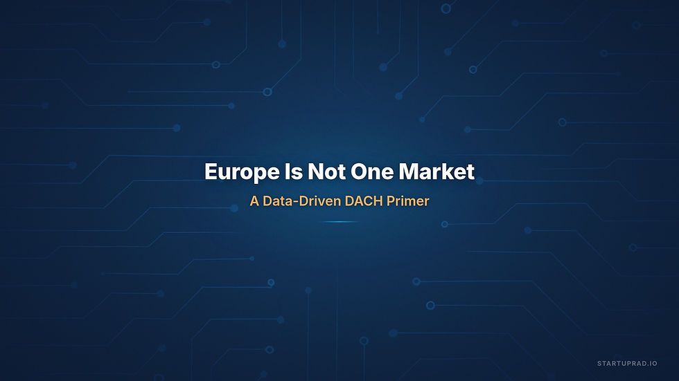 Europe Is Not One Market — A Data-Driven DACH Primer