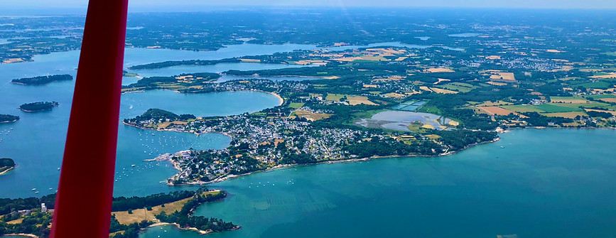 Baptême ULM - Le Golfe du Morbihan
