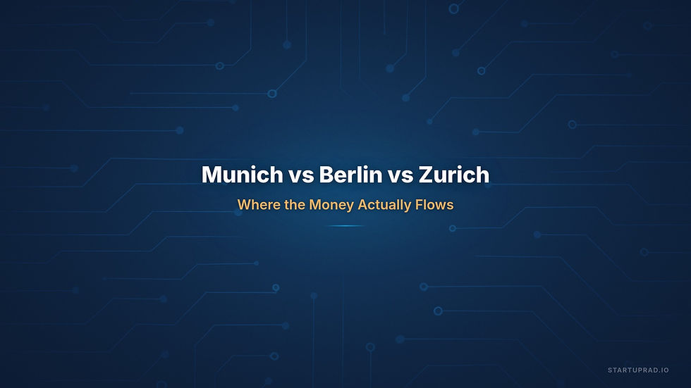 Munich vs Berlin vs Zurich: Where the Money Actually Flows