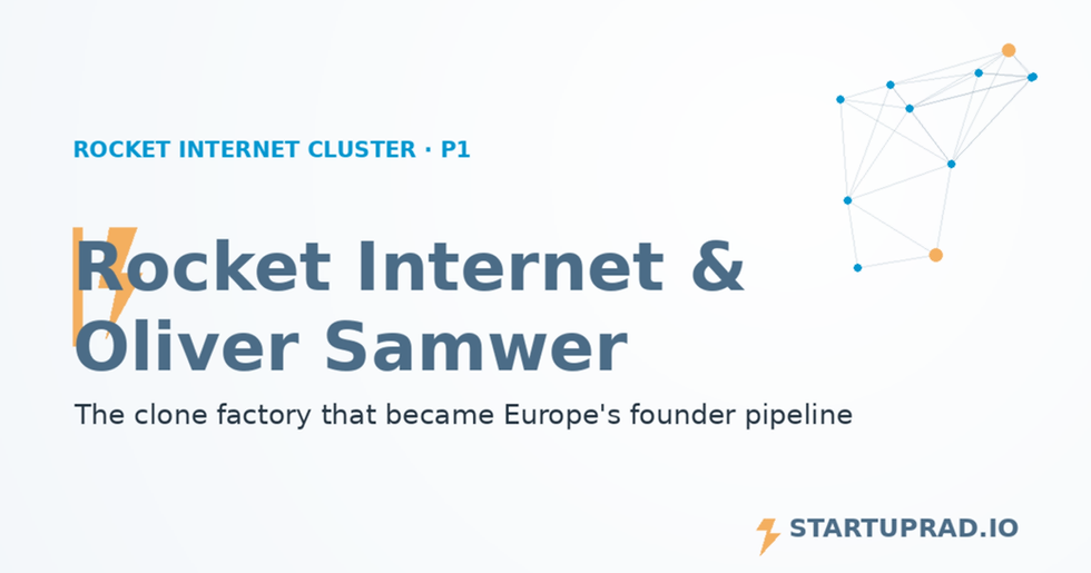 Rocket Internet and Oliver Samwer — Startuprad.io Rocket Internet Cluster P1