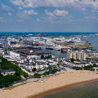 Baptême de l'air - Avion ULM - Le port de Saint Nazaire