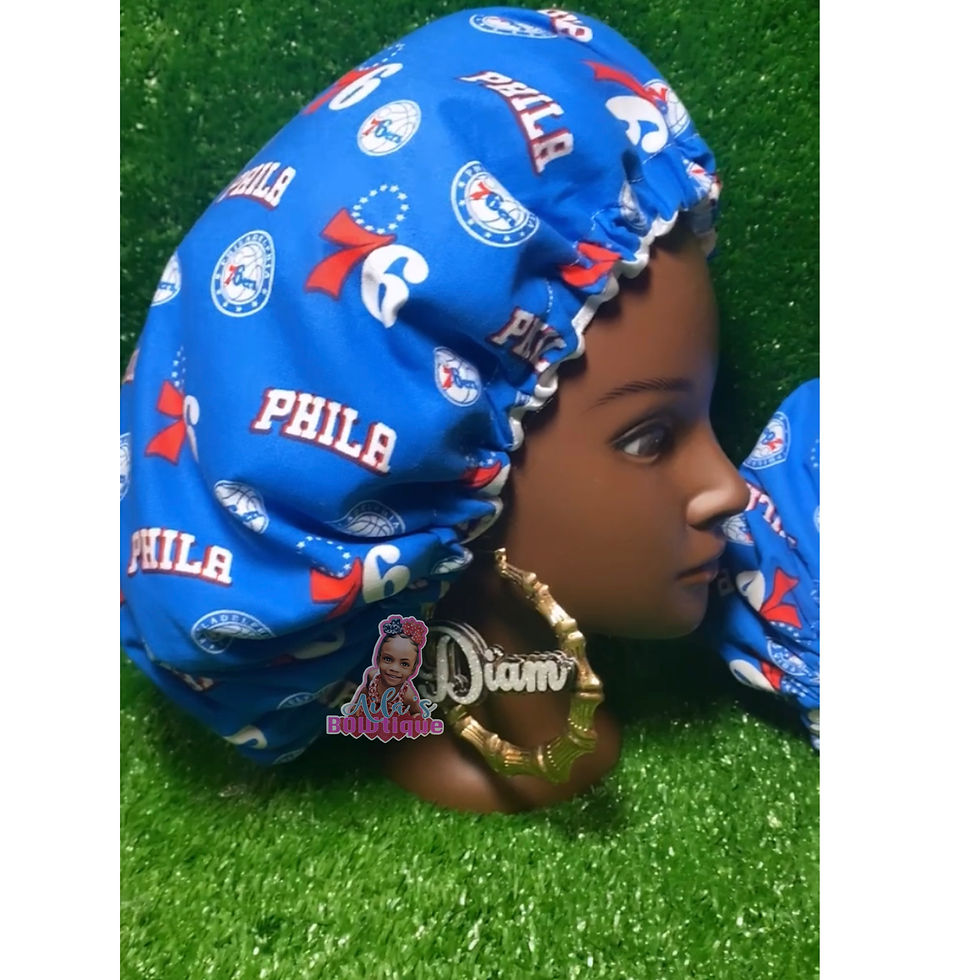 Thumbnail: Mommy & Me 76ers Bonnets 