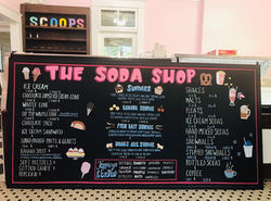 Soda Shop Menu