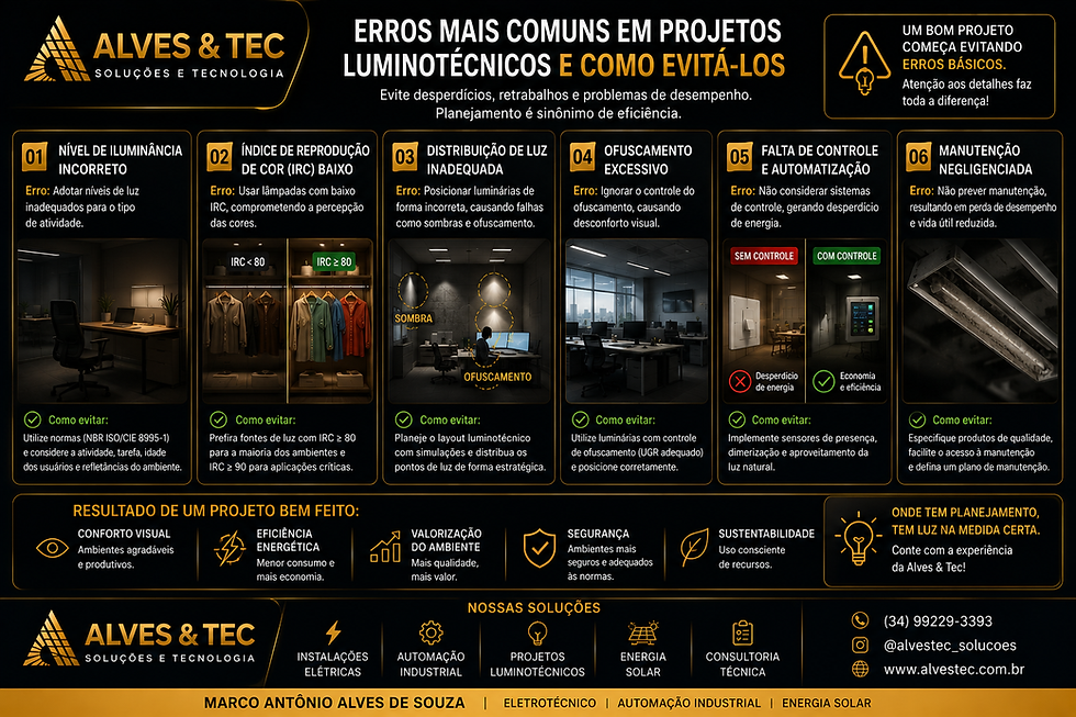 Erros Mais Comuns