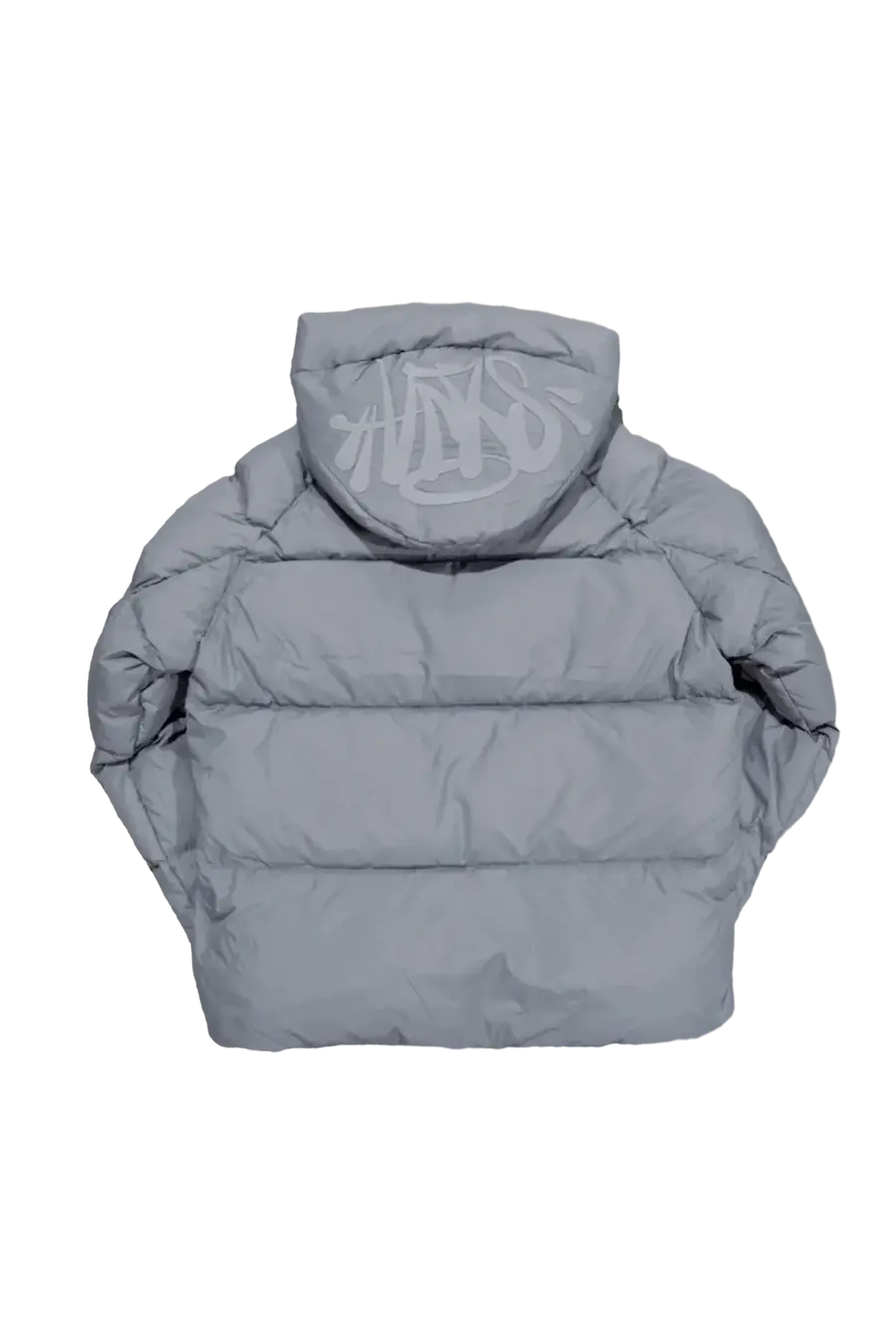 SYNA WORLD 'SYNA LOGO' JACKET - Grey rear view with syna logo