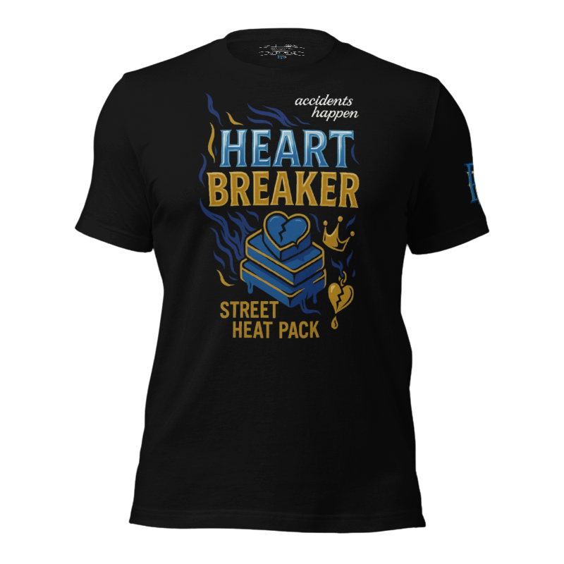 Drip & Drown 'Heart Breaker' Tee SS25 - Black 1
