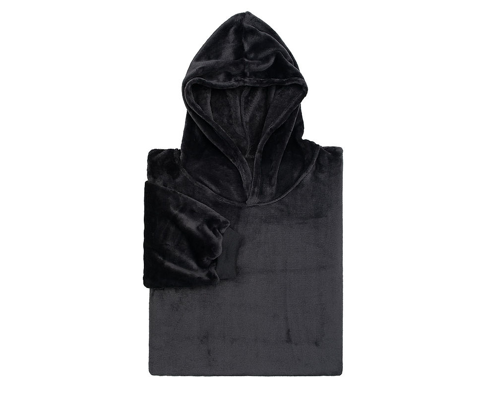 Miniaturbild: GÖZZE Übergroße Hoodie Sweatshirt Decke Warm Plüsch Decke mit Kapuze