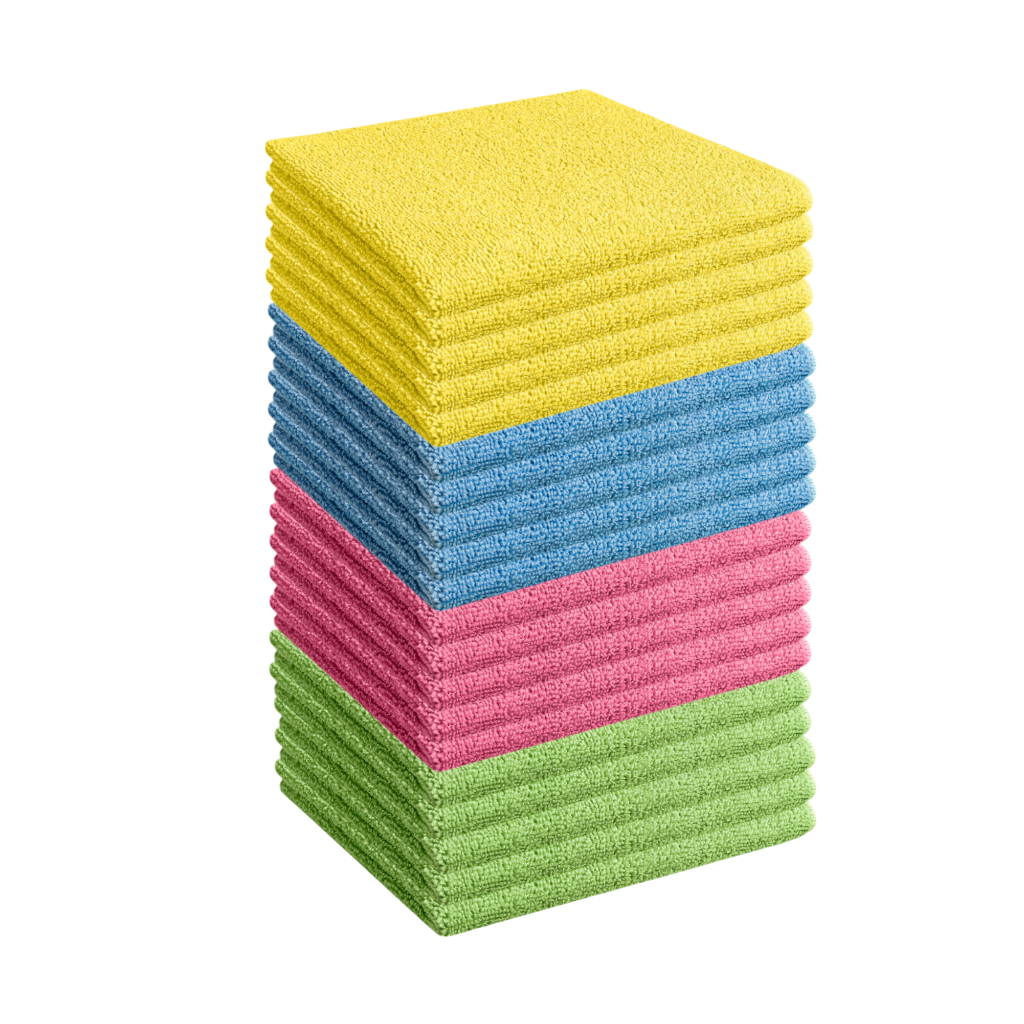 20 Stück Mikrofasertücher 30x30cm Putzlappen Reinigungstuch Putztuch