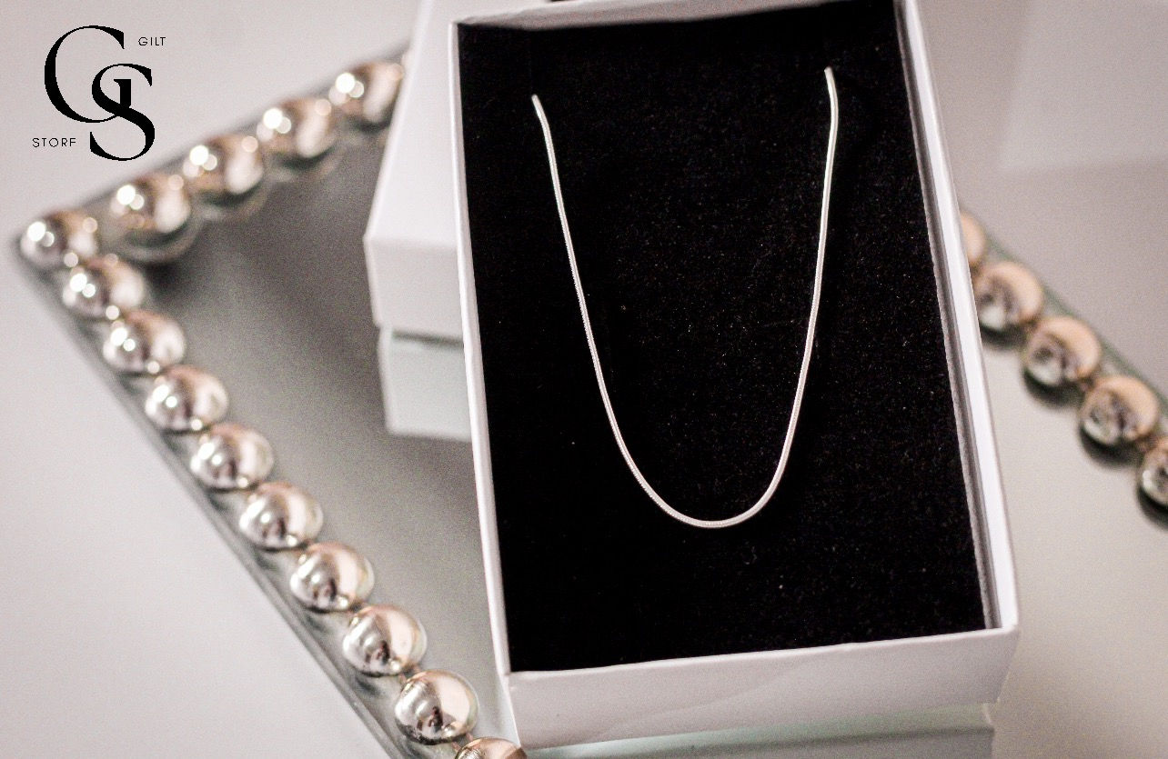 CORRENTE DE PRATA RABO DE RATO FINA 40CM