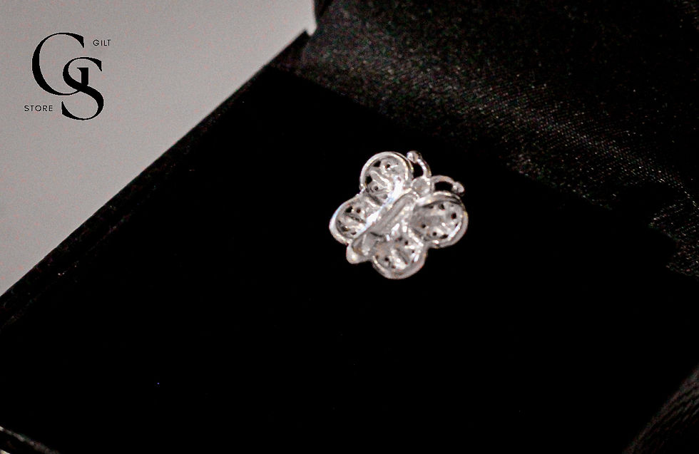 Miniatura: PINGENTE PRATA BORBOLETA