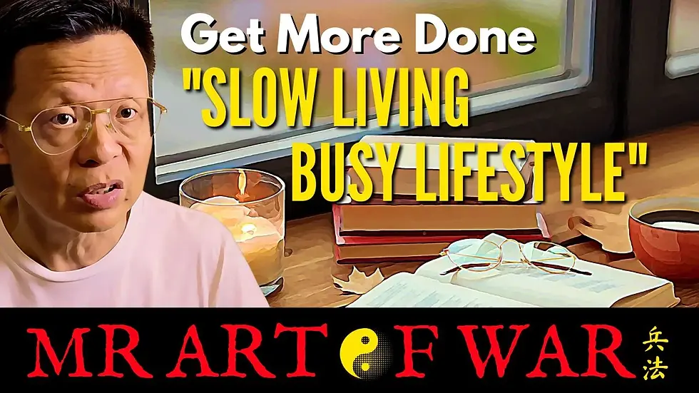 Get More Done by "Slow Living Busy Lifestyle"