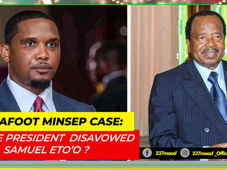 HAS THE PRESIDENCY OF THE REPUBLIC DISNOVED SAMUEL ETO'O?