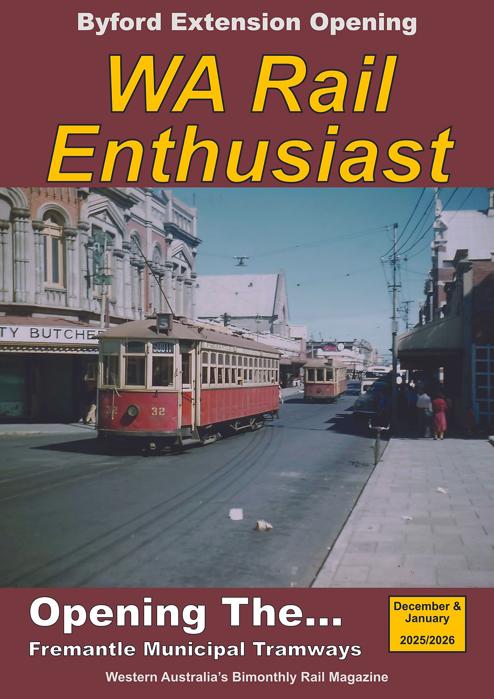 WA Rail Enthusiast December/January 2025/26 - Print