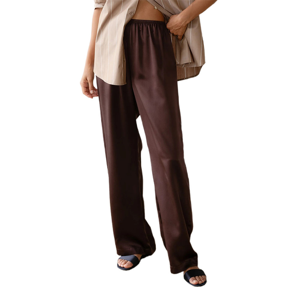 Thumbnail: The Signature Satin Wide-Leg Trousers