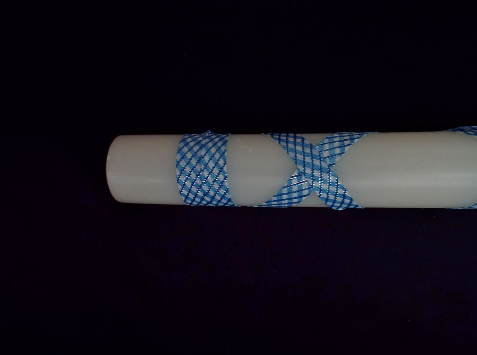 Thumbnail: "...Blue Rose of Grace!" © Christening Candle