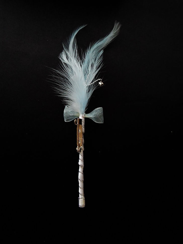 Thumbnail: "...Diamanté Feathers Boutonnière of Dreams!"