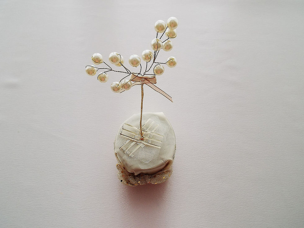 Thumbnail: "...Pearls of Love small centerpiece!"