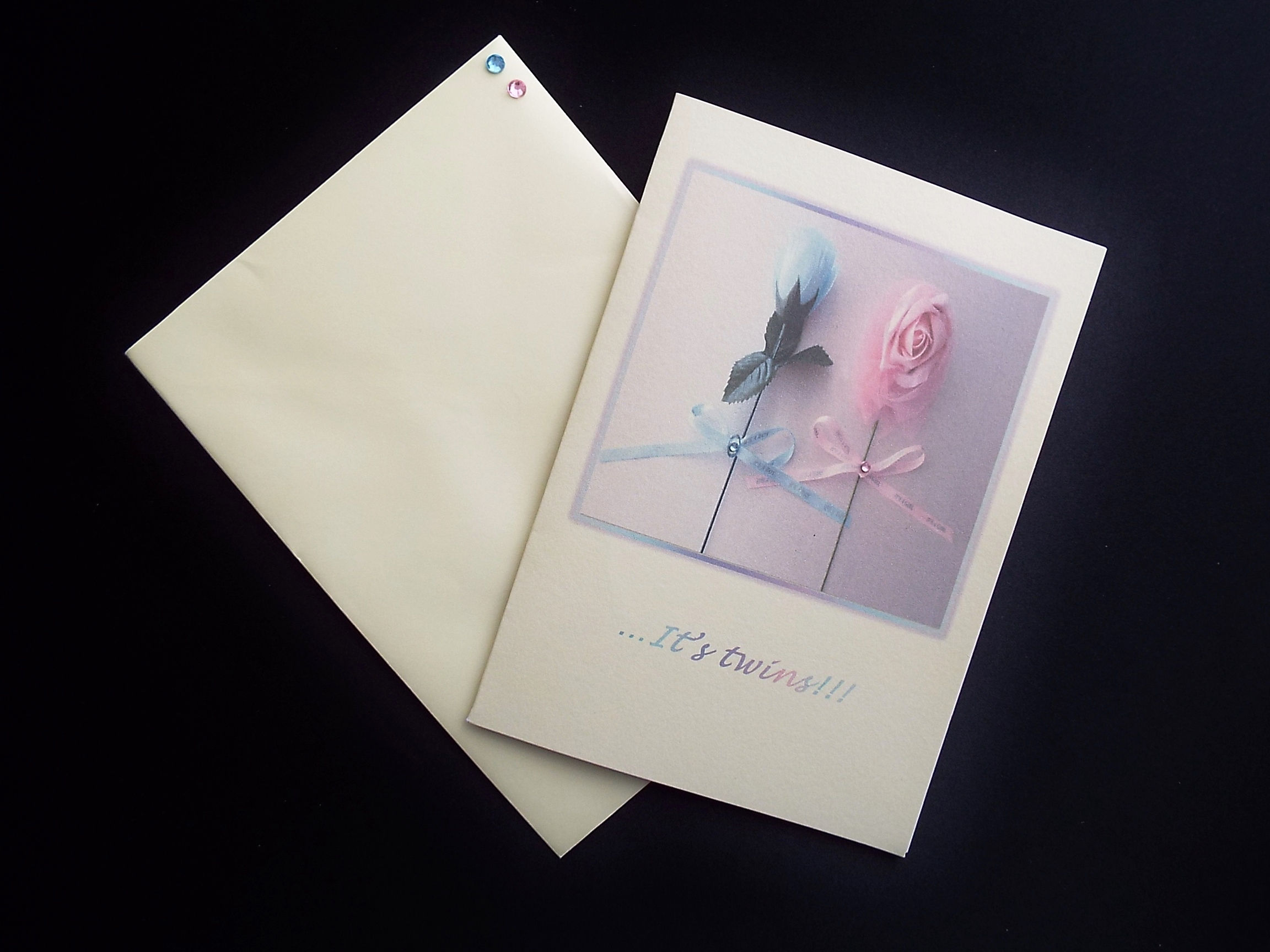 "...It's twins!" invitation