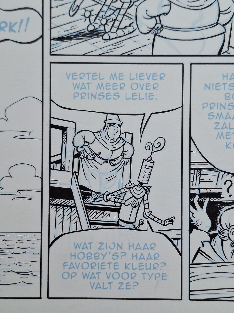 Thumbnail: Originele pagina - p21 uit 'Heer Donkerduister'