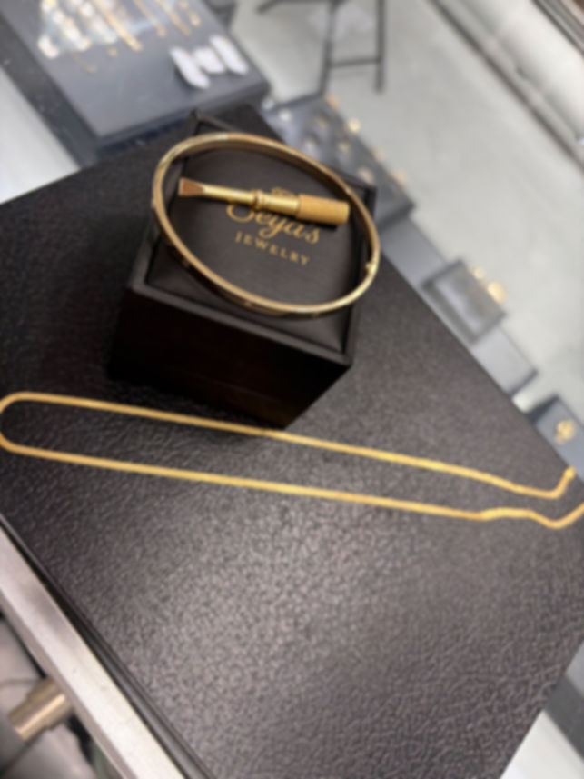 Chain and bracelet 18 k 