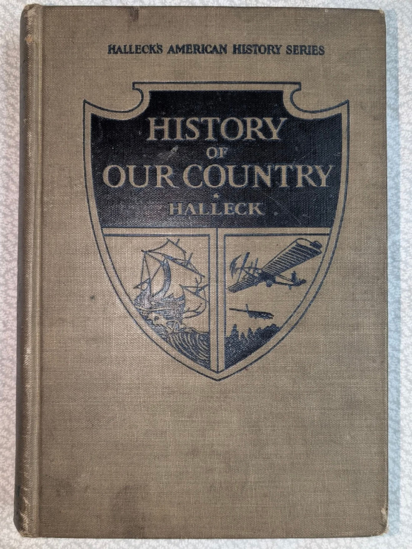 1923 First Edition of Reuben Post Halleck’s "History of Our Country"