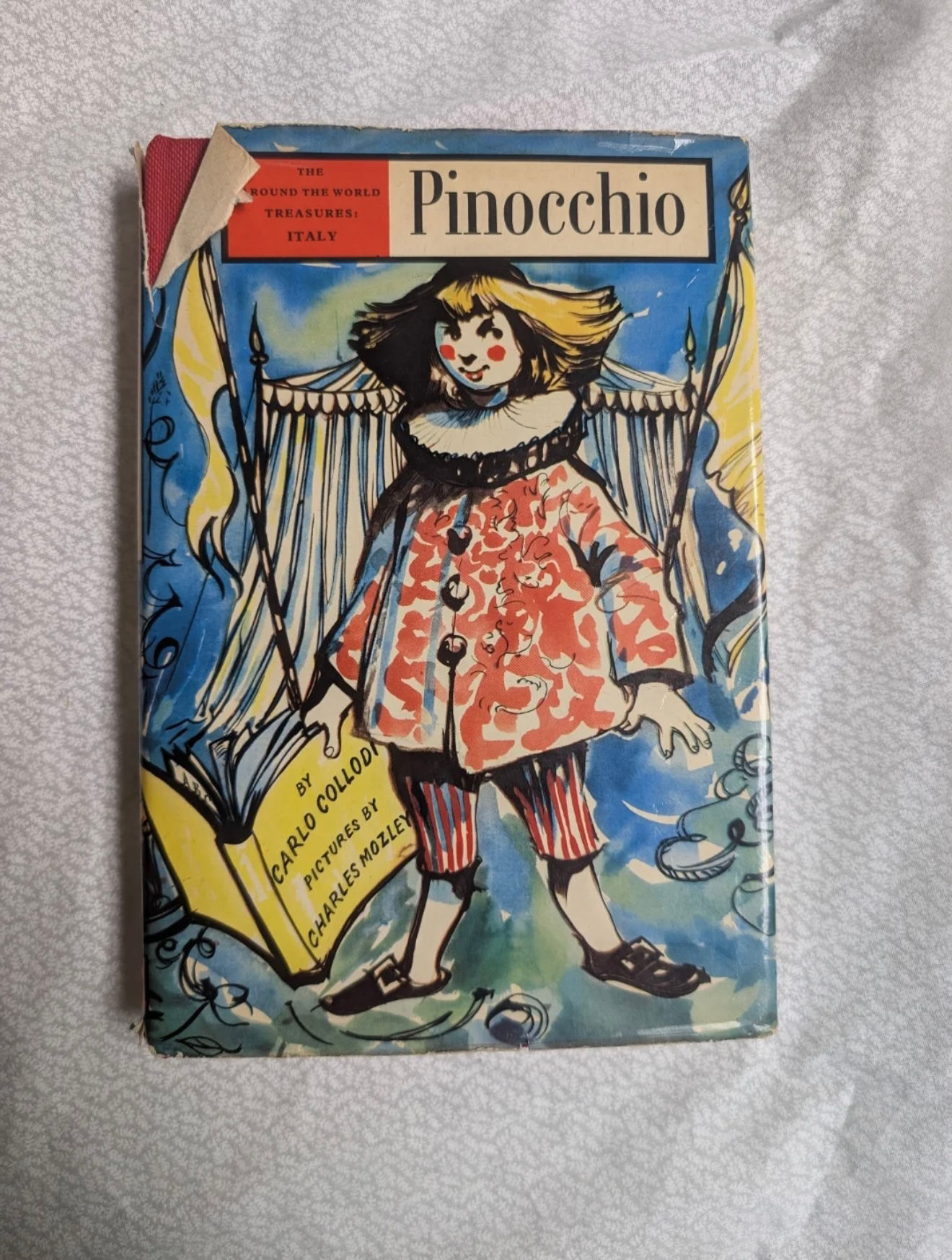 1959 First Print – The Adventures of Pinocchio (Illustrated by Charles Mozley)