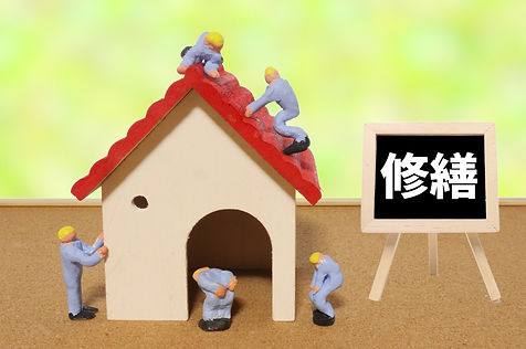 屋根修繕のイラスト