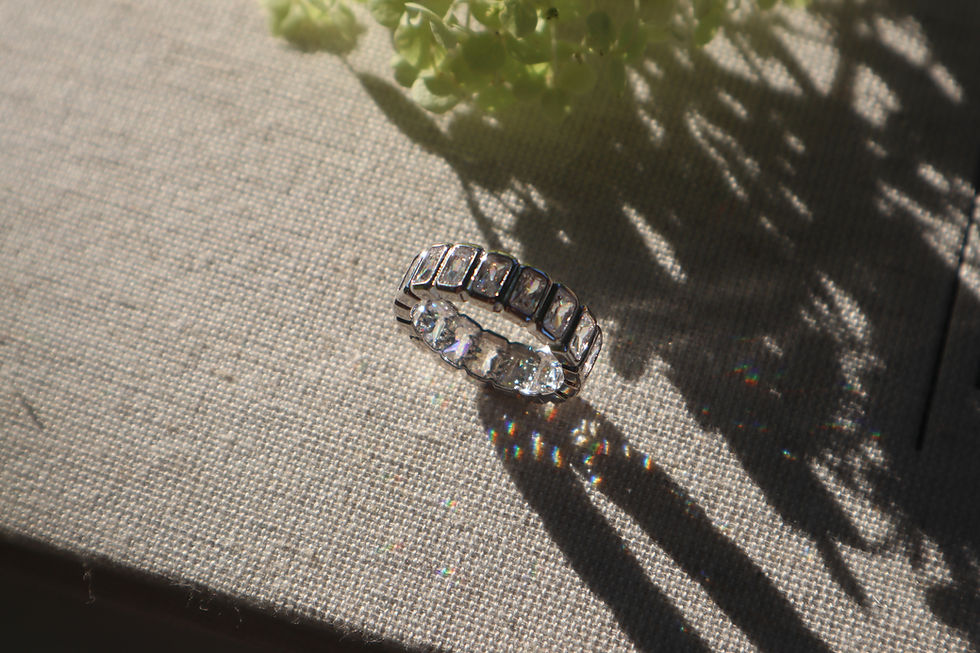 Thumbnail: Sterling Silver King Eternity Ring