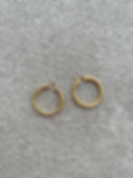 Taylor 44mm Large Gold Chunky Hoop Earrings