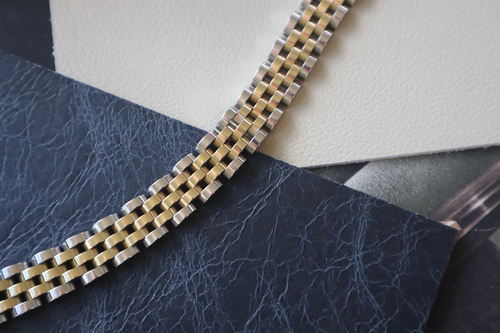 Gold Link Watch Strap Chain Bracelet
