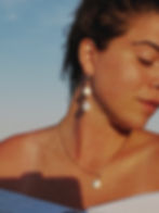 Thumbnail: 14K Gold Filled Double Coin Pearl Drop Earrings