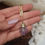 Thumbnail: 18K Gold Filled Amethyst Paperclip Necklace