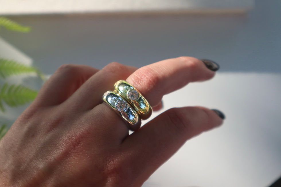 Sterling Silver Aurielle Dome Ring