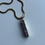 Thumbnail: 18K Gold Filled Amethyst Herringbone Chain Necklace